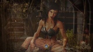 I fucked the queen and saw the hot warrior fingering herself - porn video