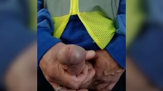 Postman almost gets caught busting a nut at work - porn video