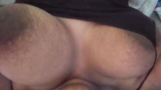 Ebony Bouncing Titties - porn video