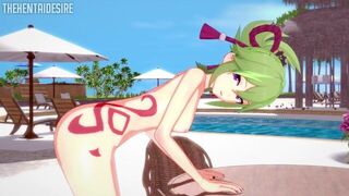 FUCKING KUKI SHINOBU AND HER SEXY TEEN BODY HENTAI GENSHIN IMPACT - porn video