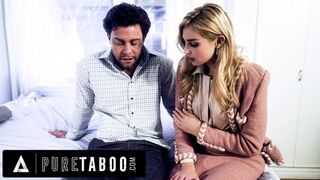 PURE TABOO Serial Impregnator Creampies Kenzie Anne After Faking An Injury - porn video